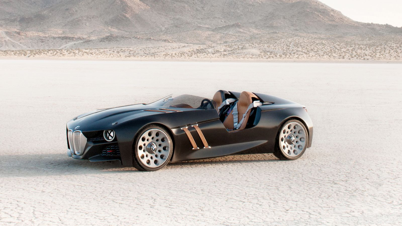 Illustration for article titled BMW 328 Hommage Concept: Retro, Sexy, Cool